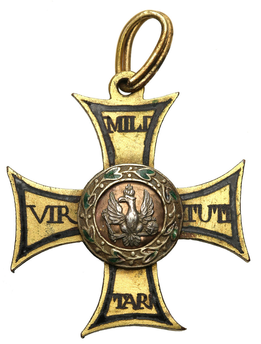 Polski Znak Honorowy IV klasy (Virtuti Militari) za stłumienie Powstania Listopadowego - RZADKOŚĆ